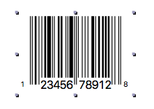 UPS preview barcode image